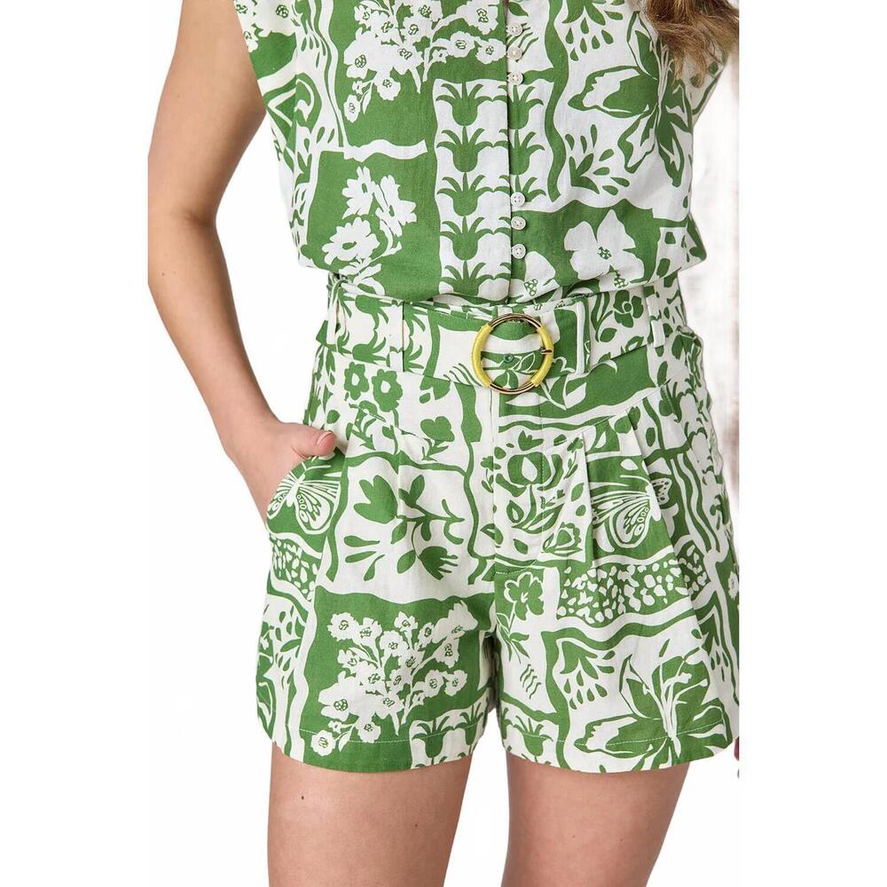 NEW CROSBY BY MOLLIE BURCH lettie shorts in gardener - Picture 3 of 6